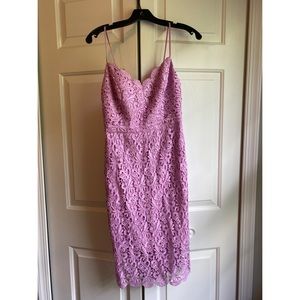 J. Crew Purple Guipure Lace Dress, NWT